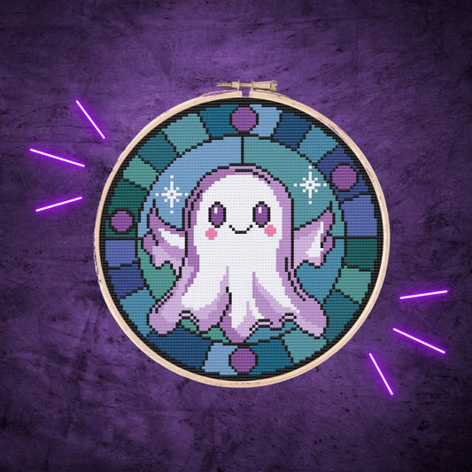 BooCharm Halloween Cross Stitch Pattern