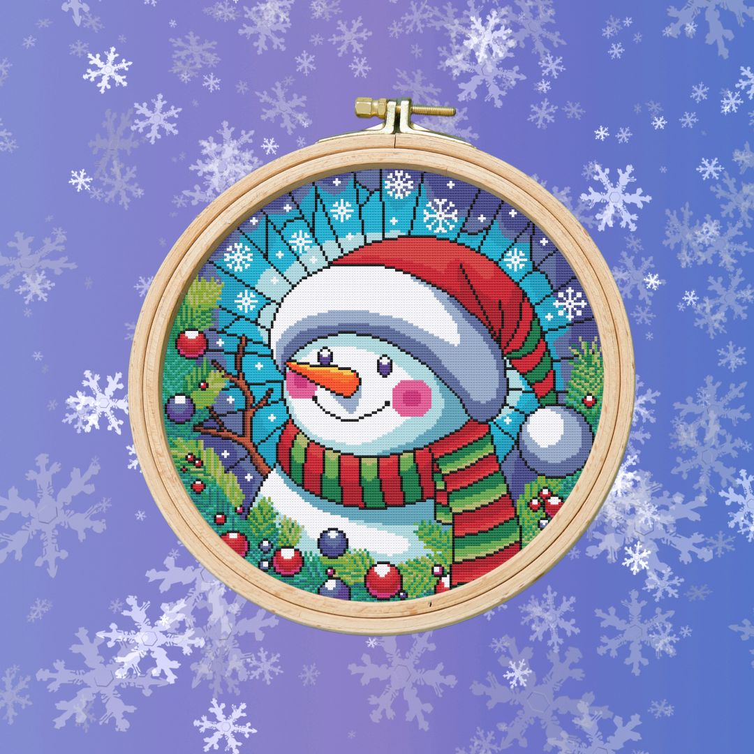 Winter Buddy Christmas Cross Stitch Pattern