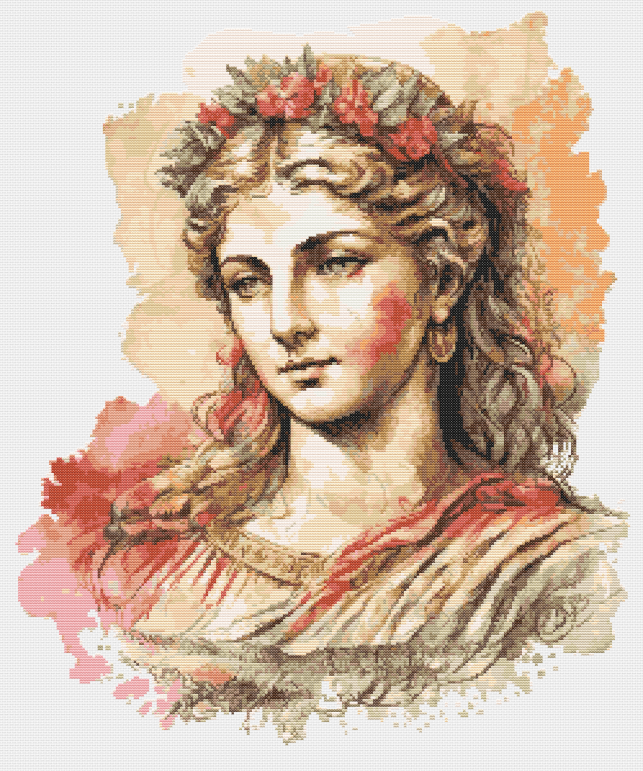 Ancient World Aphrodite Cross Stitch Pattern