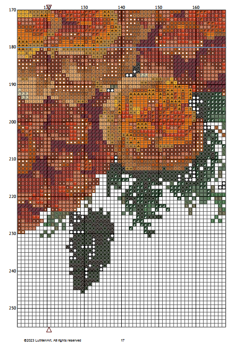 Vintage October Birth Month Flower Cross Stitch Sampler