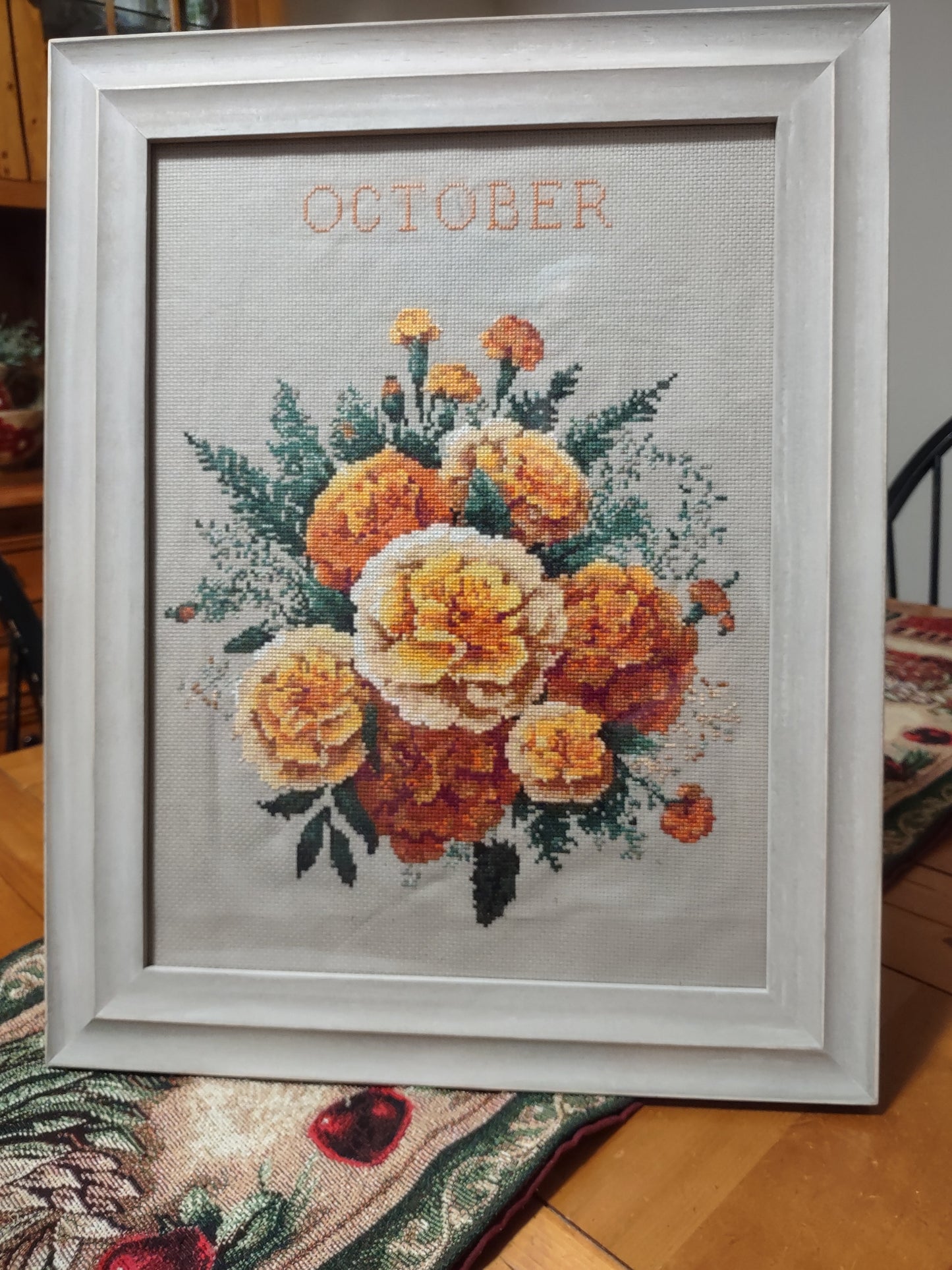 Set of 12 BUNDLE Vintage Birth Month Flowers Cross Stitch Patterns