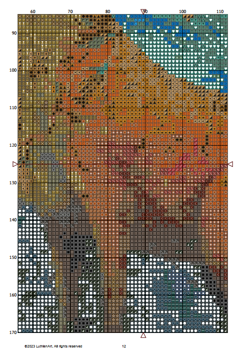 Set of 3 BUNDLE Vintage Fantasy Forest Cross Stitch Charts