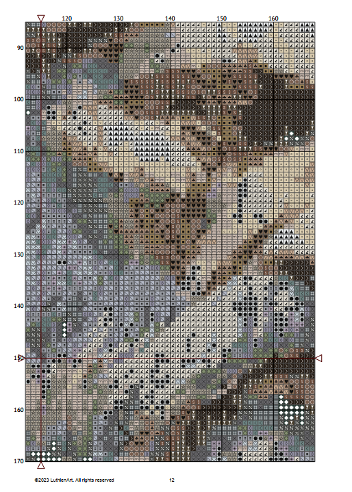 Ancient World Zeus Cross Stitch Pattern