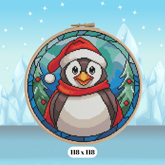 Christmas Waddle Cross Stitch Pattern